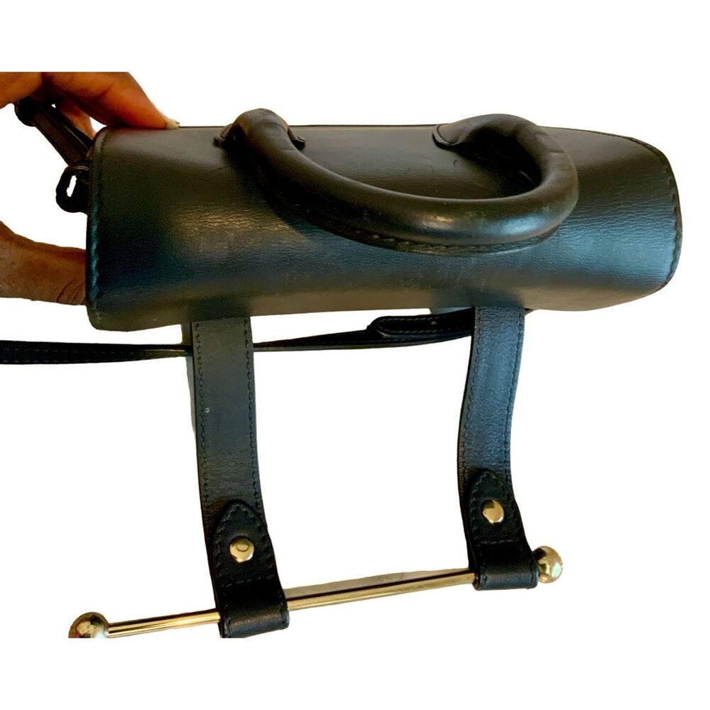 Strathberry Nano Tote - Black leather mini bag crossbody - Picture 5 of 15